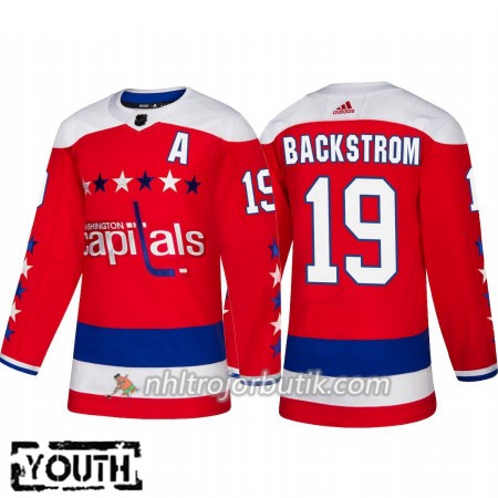 Barn Ishockey Washington Capitals Tröja Nicklas Backstrom 19 Alternate Adidas 2018-19 Authentic